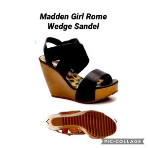 NEW - Madden Girl ROMA WEDGE SANDAL (Steve Madden)